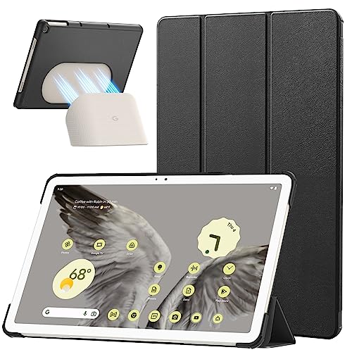 MoKo Kompatibel mit Google Pixel Tablet Hülle 2023, Ständer Kratzfest Stoßfest Ultradünnes Schutzhülle für Google Pixel Tablet 2023, Schwarz von MoKo