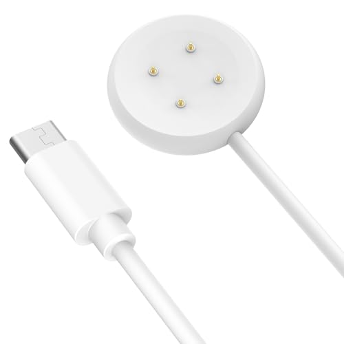 MoKo Ladegerät Kompatibel mit Google Pixel Watch 3/Pixel Watch 2 Smartwatch, Magnetisches Ladestation mit 1M USB-C Ladekabel Kabel für Fitbit Ace LTE/Versa 4/3/Sense 2/Sense, Weiß MoKo Ladegerät Kompatibel mit Google Pixel Watch 3/Pixel Watch 2 Smartwatch, Magnetisches Ladestation mit 1M USB-C Ladekabel Kabel für Fitbit Ace LTE/Versa 4/3/Sense 2/Sense, Weiß von MoKo