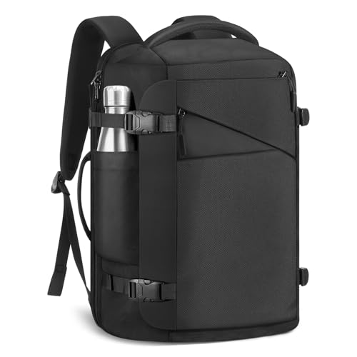 MoKo Reiserucksack für Männer und Frauen, 40L TSA-Flug genehmigt Carry auf Rucksack, 17 Zoll Laptop-Rucksack 180 ° zu öffnen, Wasserdicht Leichte Große Weekender Tasche Daypack, Schwarz MoKo Reiserucksack für Männer und Frauen, 40L TSA-Flug genehmigt Carry auf Rucksack, 17 Zoll Laptop-Rucksack 180 ° zu öffnen, Wasserdicht Leichte Große Weekender Tasche Daypack, Schwarz von MoKo