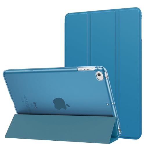 MoKo Schützhülle Kompatibel mit iPad Mini 5. Generation 7.9" 2019/iPad Mini 4 2015 - Auto Schlaf/Aufwach Intelligente Hülle mit Translucent Rückseite Standfunktion Cover, Pfauenblaugrün von MoKo