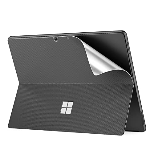 MoKo Tablet Rückenfolie für Microsoft Surface Pro 9 2022/Pro 8 2021 Tablet - 13" Touchscreen, PU Leder Schutzfolie Kratzfeste Schutzabdeckung für Surface Pro 9/8 13-Zoll, Dunkel Grau von MoKo