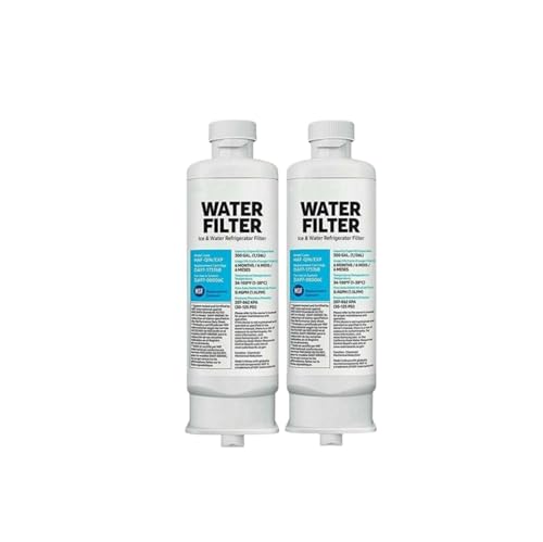 DA97-17376B Kühlschrank-Wasser- und Eisfilter, Kohleblockfiltration, kompatibel for Samsung, HAF-QIN/EXP, HAF-QIN, DA97-08006C, RF28R7351SG Kühlschrank-Wasserfilter (Color : 2PCS) von MoVols