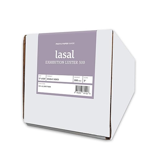 Moab lasal Ausstellung Glanz 300, archivalisch Glanz 300 GSM, 11 Mil, Inkjet Papier 43,2 cm X 100 '. Rolle von Moab