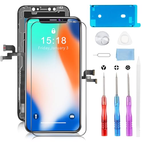 Moautodc Display für iPhone XS Bildschirm Ersatz 5.8" XS LCD Bildschirm FHD 3D Touchscreen Digitizer Rahmen Montage und Reparaturkits Moautodc Display für iPhone XS Bildschirm Ersatz 5.8" XS LCD Bildschirm FHD 3D Touchscreen Digitizer Rahmen Montage und Reparaturkits von Moautodc