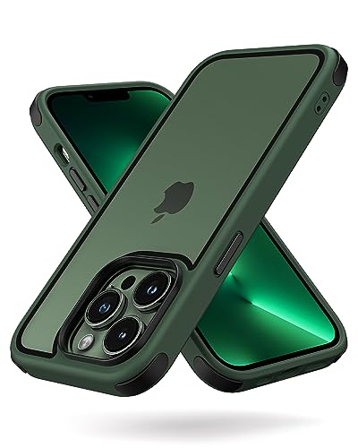 MobNano Ultra Hybrid Durchsichtig Hülle für iPhone 13 Pro Hülle Stoßfest Bumper Transparent Handyhülle Shockproof Fallschutz Silicone iPhone 13 Pro Case - Grün/Schwarz MobNano Ultra Hybrid Durchsichtig Hülle für iPhone 13 Pro Hülle Stoßfest Bumper Transparent Handyhülle Shockproof Fallschutz Silicone iPhone 13 Pro Case - Grün/Schwarz von MobNano