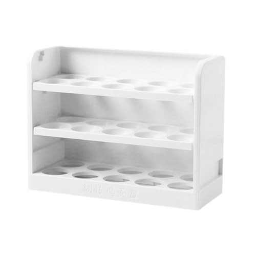 Kühlschrank Aufbewahrungsbox Serviertablett für Speisen Ei-Display-Container Eier Organizer für Kühlschrank Ei-Organizer für den Haushalt Lebensmittel Aufbewahrungskiste schärfer von Mobestech