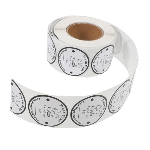 Mobestech 1 Rolle Eierverpackung Ei-Datumsstempel Eierkartons für Hühnereier Stempel für frische Eier Kartonetiketten für frische Eier vom Bauernhof Papier Black Mobestech 1 Rolle Eierverpackung Ei-Datumsstempel Eierkartons für Hühnereier Stempel für frische Eier Kartonetiketten für frische Eier vom Bauernhof Papier Black von Mobestech