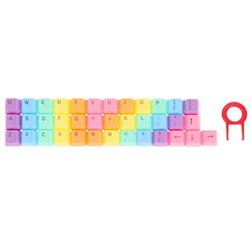 Mobestech 1 Satz Tastenkappe Bunte Tastaturkappen Pudding Keycaps Keyset farbige Tastatur Computertastaturen Tastatur versorgung Tastatur-Dekor Haushalt Klaviatur Zubehör Suite Abs von Mobestech