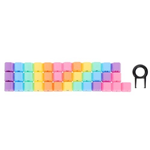 Mobestech 1 Satz Tastenkappe Tastatur versorgung Pudding Keycaps Keyset Tastatur Schutz Tastatur zubehör Tastaturen Tastaturzubehör Tastaturschutz Pastell Klaviatur Schutzfilm Suite Abs von Mobestech