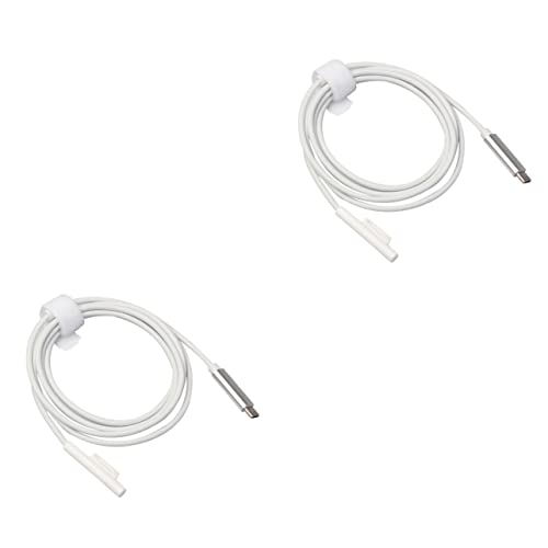 Mobestech 2 Stücke 60w USB Power Adapter Für 5 Laptop Ladegerät Kabel Netzteil Adapter Kabel TPE Beschichtet Weiß Tragbare von Mobestech