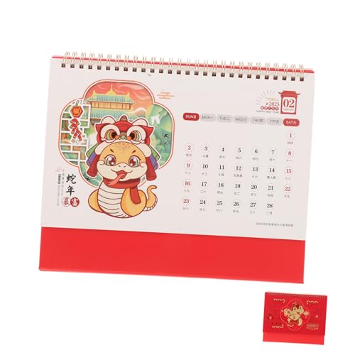 Mobestech 2025 Jahr Der Schlange Tischkalender Mondneujahrskalender Neujahrskalender Home Lunar Office Decor Hängender Jahr Der Schlangenkalender Tischkalender Chinesischer Kalender Papier Mobestech 2025 Jahr Der Schlange Tischkalender Mondneujahrskalender Neujahrskalender Home Lunar Office Decor Hängender Jahr Der Schlangenkalender Tischkalender Chinesischer Kalender Papier von Mobestech