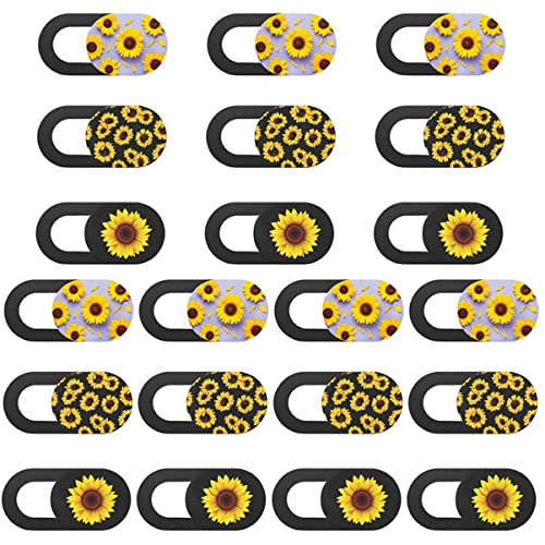 Mobestech 21 STK Kameraabdeckung Sonnenblumen Bedruckte Linsenabdeckung Webcam-Schieberegler Computerkamera schieblehre Webcam-Deckel Webcam-Abdeckungsschieber Drucken Schutzkappe Rechner Mobestech 21 STK Kameraabdeckung Sonnenblumen Bedruckte Linsenabdeckung Webcam-Schieberegler Computerkamera schieblehre Webcam-Deckel Webcam-Abdeckungsschieber Drucken Schutzkappe Rechner von Mobestech