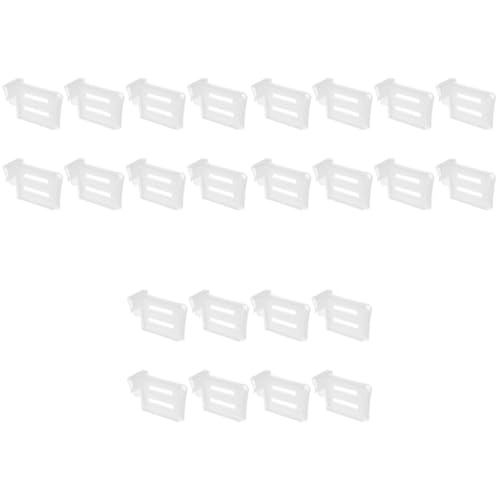 Mobestech 24 Stk Gewürzteiler tragbare Schubladen Mini-Kühlschrank-Organizer Mini-Gefrierschrank Aufbewahrungsschubladen kühlschrank schublade teiler austauschbarer Kühlschrankteiler Netz pp von Mobestech