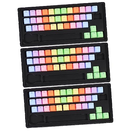 Mobestech 3 Sets Computertastatur-tastenkappen-ersatz Schicke Und Robuste Tastenkappen-Kits Aus Pbt-Material Große Vielfalt Für Ihre Mechanische Tastatur von Mobestech