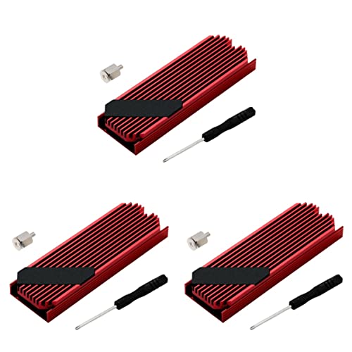 Mobestech 3St Solid-State-Kühlkörper Heizkörper aus Aluminium Aluminium-Heizkörper Kühler heizstrahler Kühlrippe aus Metall Kühlkörper für Solid-State-Laufwerke Fester Zustand SSD Rechner 2 Mobestech 3St Solid-State-Kühlkörper Heizkörper aus Aluminium Aluminium-Heizkörper Kühler heizstrahler Kühlrippe aus Metall Kühlkörper für Solid-State-Laufwerke Fester Zustand SSD Rechner 2 von Mobestech