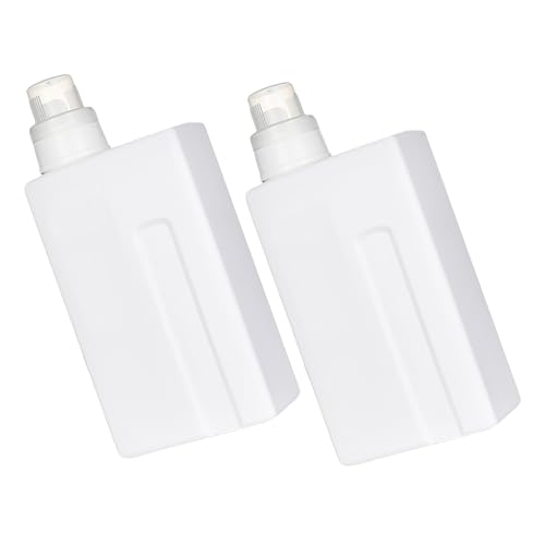 Mobestech 4 Stück Waschmittelflasche Behälter Für Waschseife Shampoo-reisebehälter Pulverspender Waschmittelbehälter Für Pulver Zusatzflasche Sport Weiß Flasche Duschgel Mehrzweck Reisen von Mobestech