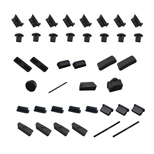 Mobestech 40st Motherboard-staubschutz Computer-motherboards Port Anti-Staub-Stopper Staubkappe Weichkleber Staubstopfen Port Anti-Staub-Abdeckung Filter Rj45 Weiches Gummi Kieselgel von Mobestech