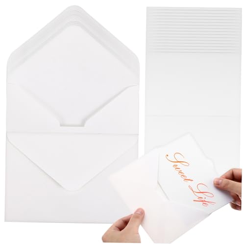 Mobestech 50 Sets Bunter Offset Papierumschlag Grußkarte Blanko Einladungen Glückwunschkarten Mit Umschlägen Süße Grußkarten Karton Kartenherstellungszubehör Danke Weiß Mobestech 50 Sets Bunter Offset Papierumschlag Grußkarte Blanko Einladungen Glückwunschkarten Mit Umschlägen Süße Grußkarten Karton Kartenherstellungszubehör Danke Weiß von Mobestech