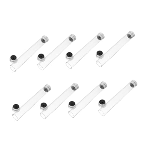 Mobestech 8 Stück Make -up -Tool -Reisekoffer Pinzetten Halter Make-up Zubehör Box Make-up Werkzeug Box Reisewerkzeughülle für Reisebereiche Home Tweezer Lagerung Tragbar p.s Transparent von Mobestech