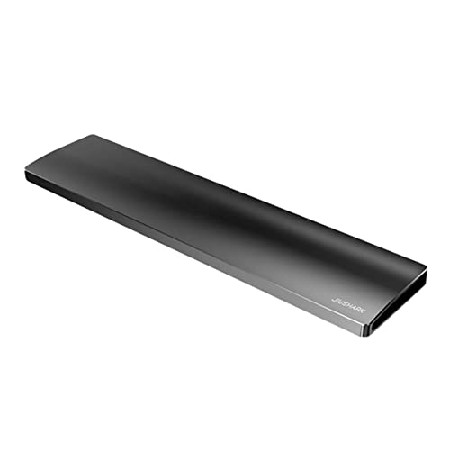 Mobestech Schwarze Aluminium-tastatur-handgelenkauflage 104-tasten-unterstützung Ergonomisches Design Komfortable Handgelenkauflage Nicht von Mobestech