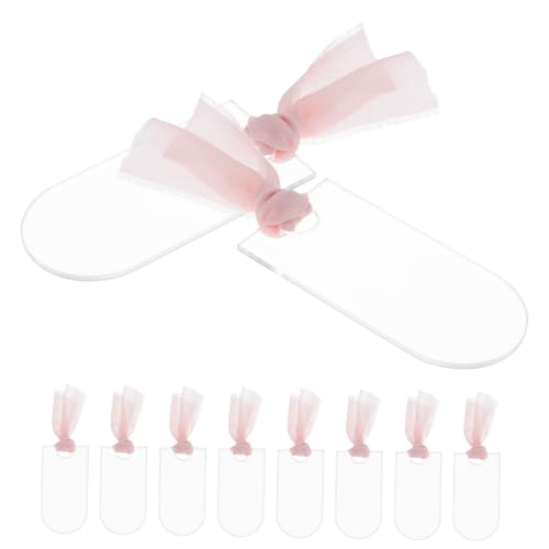 Mobestech Empfang 20 Pcs Acryl Sitz Zahlen Bogen Form Hochzeit Gast Namensschilder Mit Band von Mobestech