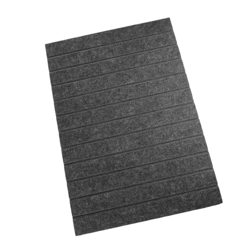 Mobestech Filzplatte Push -Brett Pinnwand aus Stoff Fototafel für die Wand Fototafel für Bilder Sechseckige Pinnwand aus Filz Wandtattoos aus Filz Korkstreifen Polyester Grey von Mobestech