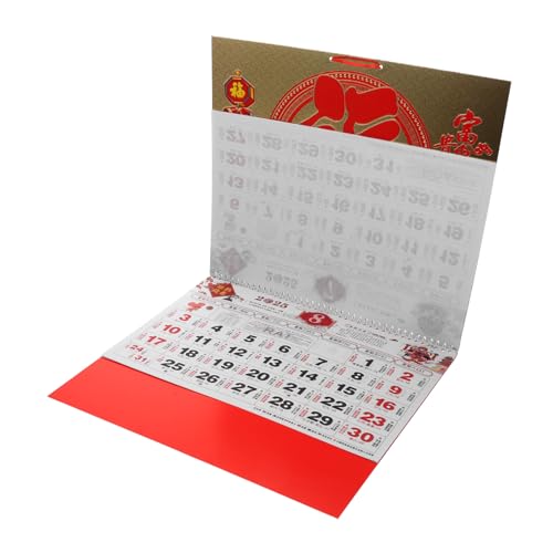 Mobestech Kalenderanhänger Kleiner Wandkalender Frühlingsfest Neujahrskalender Wandkalender 2025 Monatskalender 2025 Kalender Für Das Mondjahr 2025 Wandkalender-planer Hängend Rot Papier Mobestech Kalenderanhänger Kleiner Wandkalender Frühlingsfest Neujahrskalender Wandkalender 2025 Monatskalender 2025 Kalender Für Das Mondjahr 2025 Wandkalender-planer Hängend Rot Papier von Mobestech