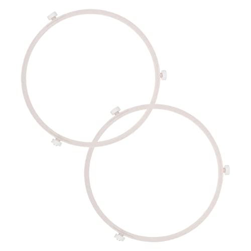 Mobestech Mikrowellenzubehör 2 Stück Drehtellerhalter Mikrowellentablett Aus Kunststoff Rollsockel Mobestech Mikrowellenzubehör 2 Stück Drehtellerhalter Mikrowellentablett Aus Kunststoff Rollsockel von Mobestech