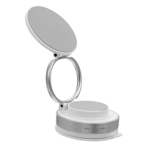 Mobestech handyhalter drehbarer magnetischer Autotelefonhalter Saugnapfbecher -Magnetstütze Magnetische Vakuum -Telefonhalterung Vakuumauto -Telefonhalterung Zinklegierung Weiß von Mobestech