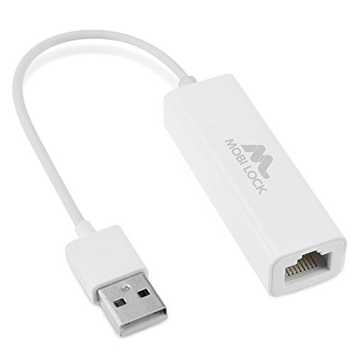 USB-Ethernet (LAN) Netzwerkadapter Kompatibel mit Laptop und PC, Ethernet-USB kompatibel mit Windows 7-11, Vista, Allen Mac OS X, und macOS - von Mobi Lock von Mobi Lock