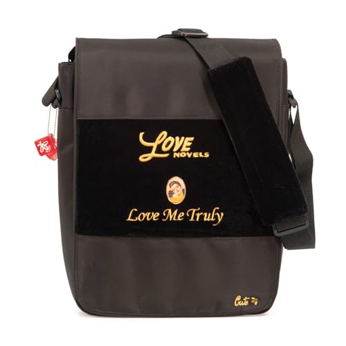 Maddie Powers Cute Bug Love Believe Ideal Zeitungs- und My Heart Hipster Tasche für Notebooks mit Bildschirmgröße von bis zu 35.81 cm (schwarz) von Mobile Edge