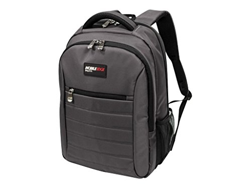 Mobile Edge Graphite Series SmartPack 16 Zoll Laptop-Rucksack mit separater gepolsterter Tablet-Tasche, leichtes Design, hochwertiges Außenmaterial, Graphit, für Männer, Frauen, Studenten MEGBPSP von Mobile Edge