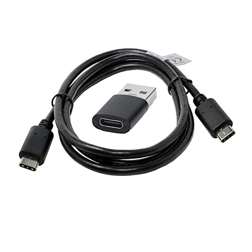 USB Kabel + Adapter kompatibel mit Samsung Galaxy XCover 7, USB 3.0, 1 Meter, schnelle Übertragung und Aufladung von Mobile-Laden