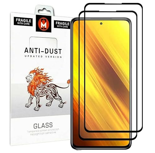 2 Stück Displayschutzfolie Kompatibel mit Xiaomi Poco X3 NFC / X3 Pro+ [HD Full Cover] Panzerglasfolie für Poco X3 NFC / X3 Pro+ von Mobile Stuff