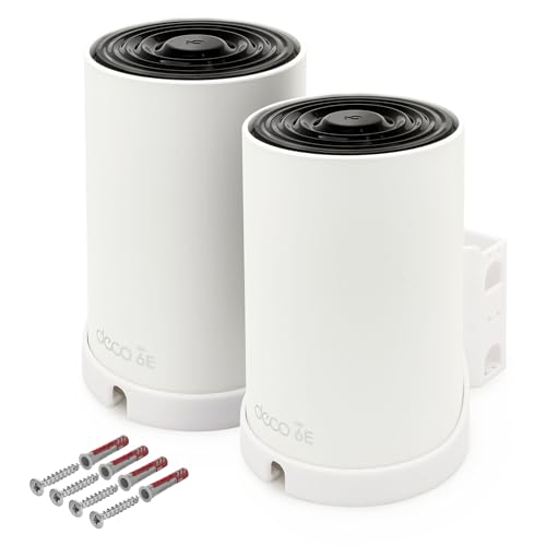 3X Wandhalterung für TP-Link Deco XE75 AXE5400 Mesh WLAN Router Halter von Mobilefox