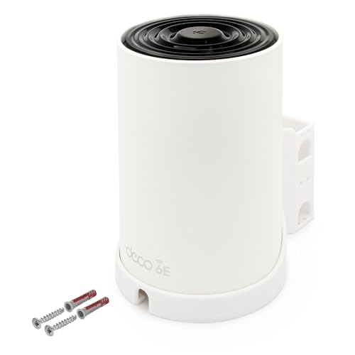 3X Wandhalterung passend für TP-Link Deco XE75 AXE5400 Mesh WLAN Router Halter von Mobilefox
