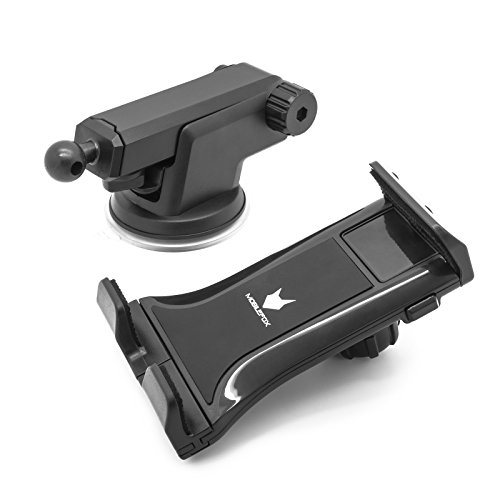 Mobilefox 360° KFZ Handyhalterung Auto Armaturenbrett Halter Saugnapf Halterung passend für Samsung Galaxy S25 S24 S23 S22 S21 S20 S10 A50 A70 A80 M20 von Mobilefox