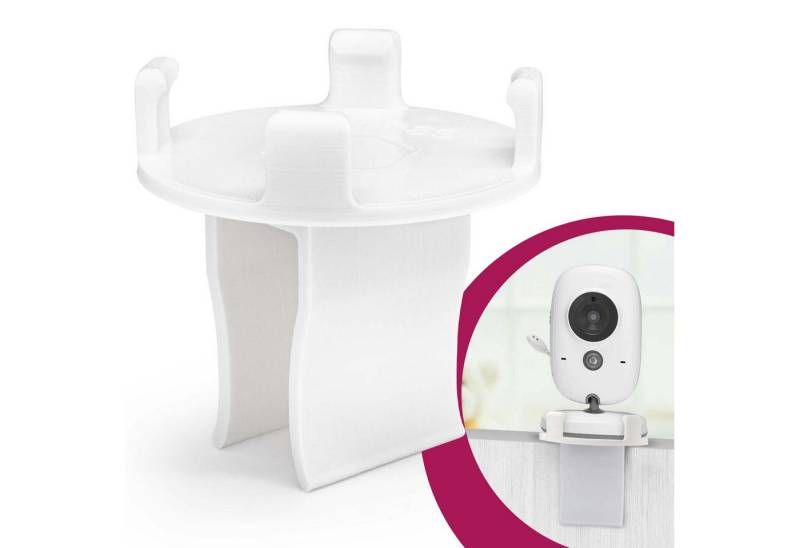 Mobilefox Babyphone Babyphone Halterung Bett passend für GHB VB603 bis 25mm Gestellbreite von Mobilefox