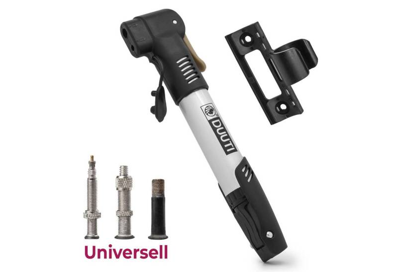 Mobilefox Fahrrad Mini Pumpe Luft Handpumpe Doppel Kopf Bike AV DV SV Auto Smartphone-Halterung von Mobilefox