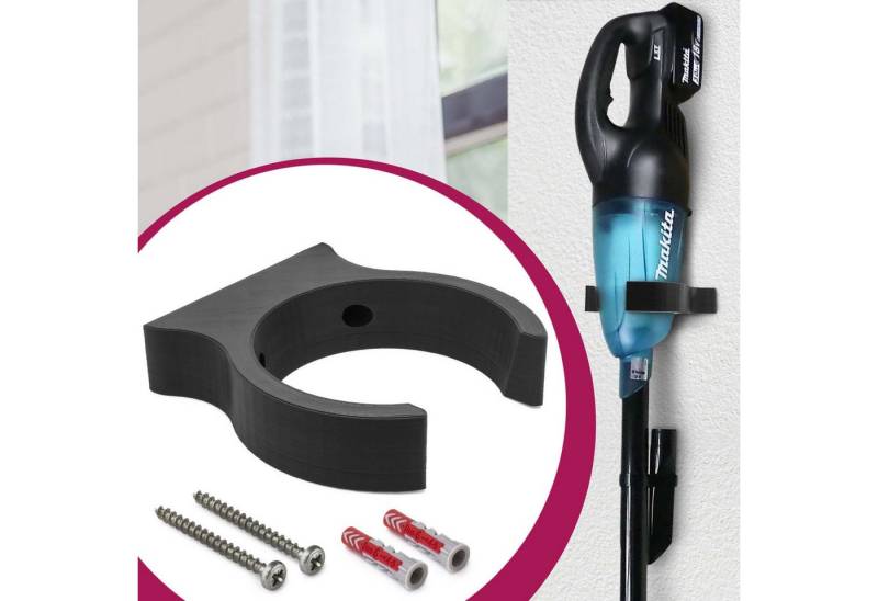 Mobilefox Staubsauger Wand Halterung Akku Halter passend für Makita DCL Serie Wandhalterung von Mobilefox