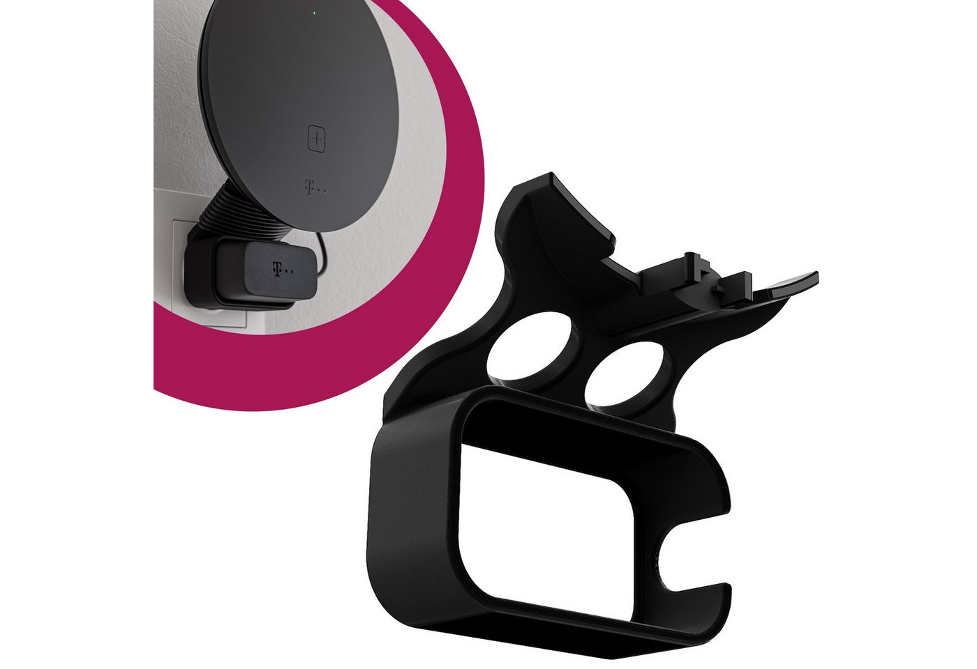Mobilefox Steckdosen Wandhalterung passend für Telekom Speed Home WLAN Router Wandhalterung Mobilefox Steckdosen Wandhalterung passend für Telekom Speed Home WLAN Router Wandhalterung von Mobilefox
