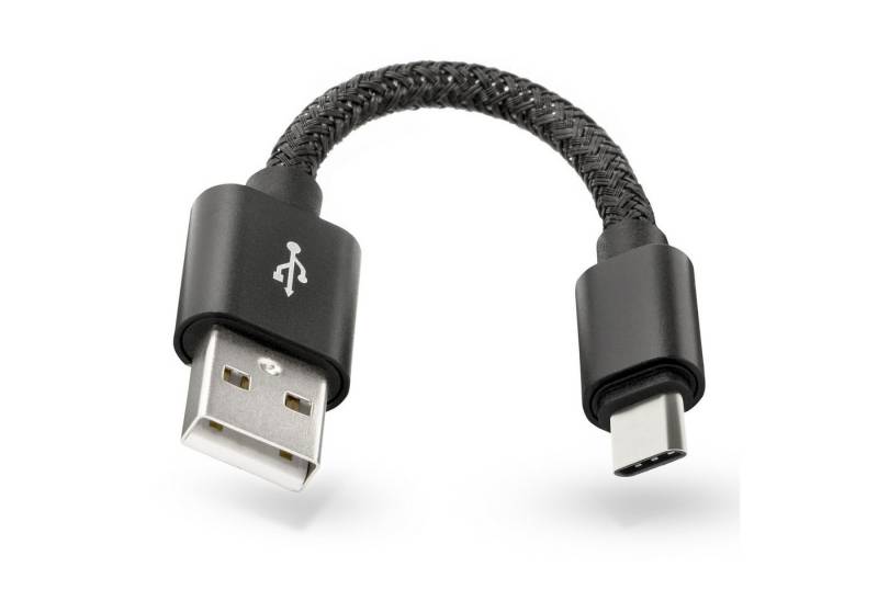 Mobilefox USB Typ-C auf USB 12cm Kabel Stecker Laden & Synchronisieren Daten Smartphone-Kabel von Mobilefox
