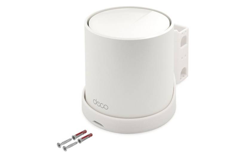 Mobilefox Wandhalterung passend für TP-Link Deco X50 AX3000 Mesh WLAN Router Wandhalterung von Mobilefox