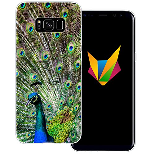 Mobilefox dessana Vögel transparente Silikon TPU Schutzhülle 0,7mm dünne Handy Soft Case passend für Samsung Galaxy S8 Pfau Mobilefox dessana Vögel transparente Silikon TPU Schutzhülle 0,7mm dünne Handy Soft Case passend für Samsung Galaxy S8 Pfau von Mobilefox