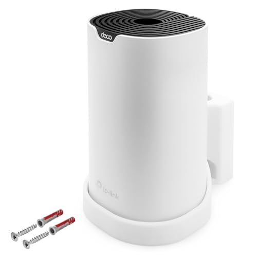 Wandhalterung passend für TP-Link AC1900 Deco S7 WLAN Router 2 Stück mit Kabelmanagement von Mobilefox