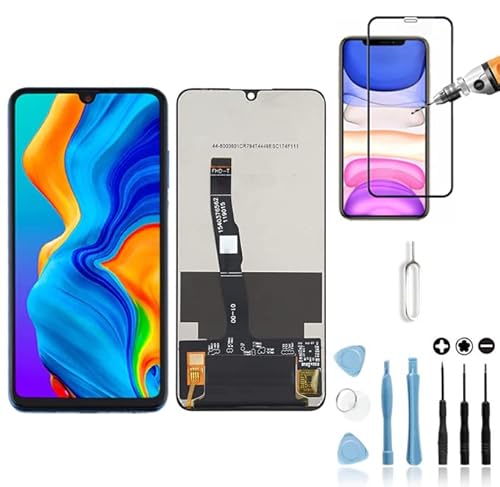 Mobilevie Bildschirm für Huawei P30 Lite Schwarz: Touchscreen + LCD Original Darlehen-A-Mount von Mobilevie