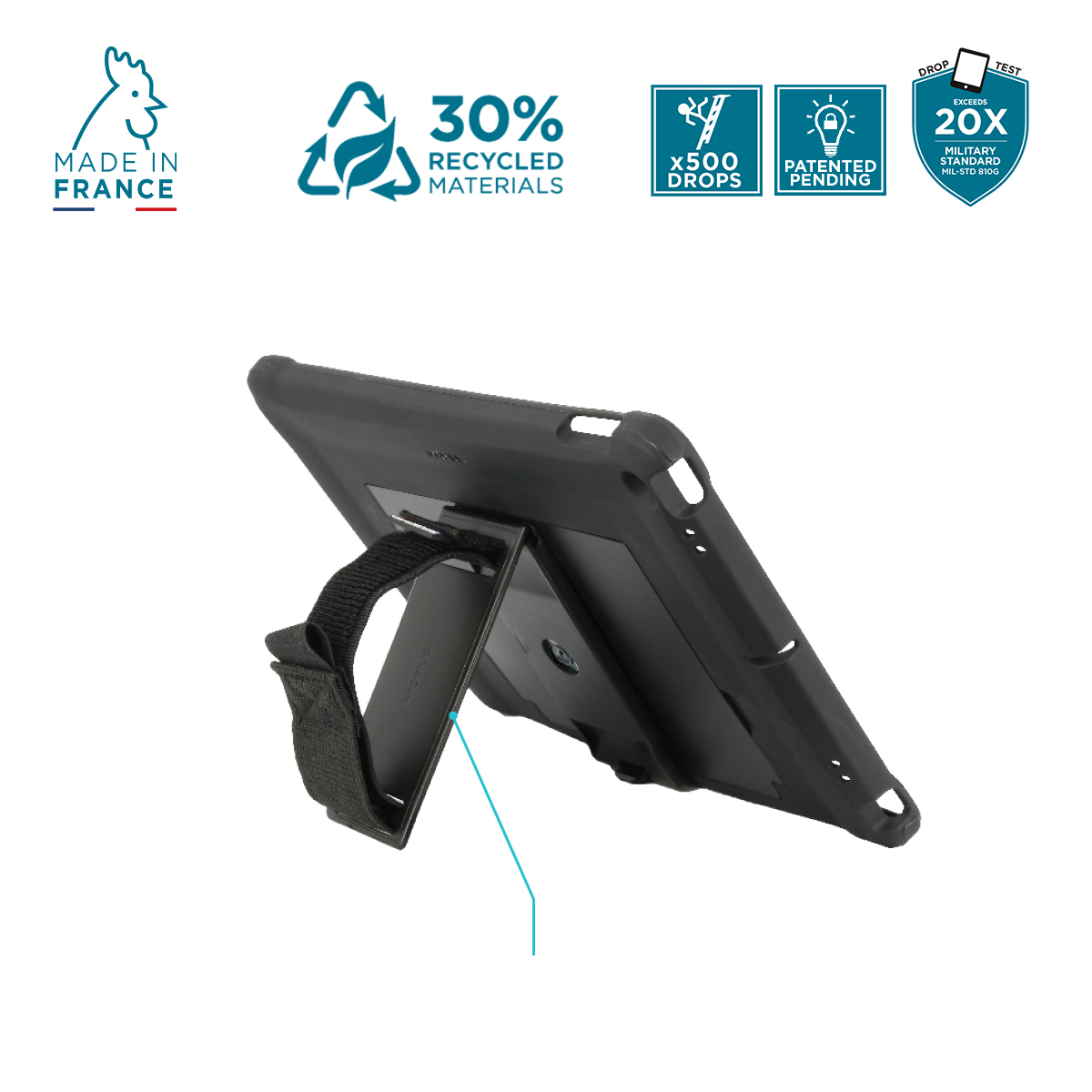 Mobilis PROTECH Case 360 handst.+kickstand+handstr.iPad10,9 Mobilis PROTECH Case 360 handst.+kickstand+handstr.iPad10,9 von Mobilis