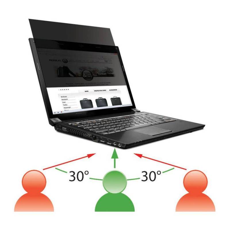 Mobilis Privacy Filter 13.3 W (16:10) Dim : 286,4x179mm von Mobilis