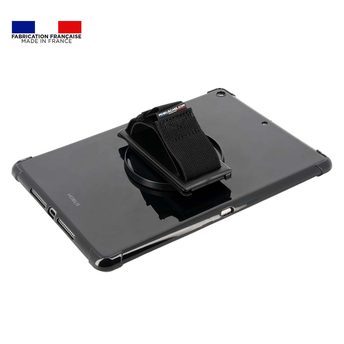 Mobilis Uni. Adhesive Rotating Handle + Handstrap for Tablet von Mobilis