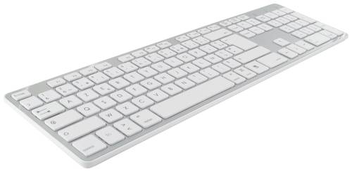 Mobility LAB ML300900 Bluetooth® Tastatur Französisch, AZERTY Silber Multipair-Funktion von Mobility Lab